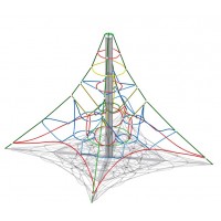 Сетка "Пирамида" малая 7002 , 7002, ПО ЗАПРОСУ, 7002, Стройгород К, Фигуры для лазания